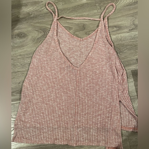 Jean skirt, Jean shorts, and pink summer tank top - Picture 6 of 10